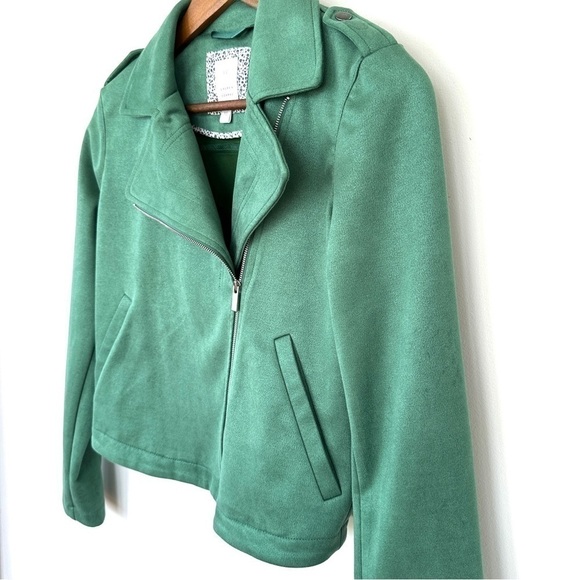 Lauren Conrad Moto jacket in a soft faux suede fabric - Picture 3 of 13